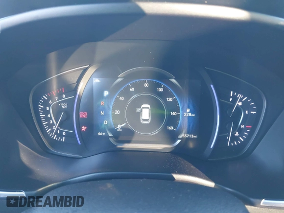2020 Hyundai Santa Fe Limited with VIN 5NMS53AA9LH213746, listed as a IAAI auction lot 41306902 with 55,713 mi miles and . Bid and sale history available at DreamBid. Image 7.
