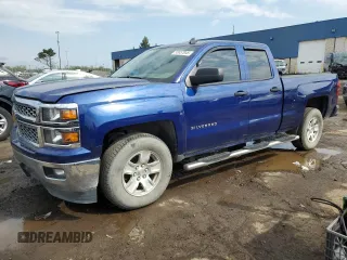 2014 Chevrolet Silverado 1500 LT with VIN 1GCRCREC8EZ214789, listed as a Copart auction lot 55657045 with 160,813 mi miles and Salvage Title. Bid and sale history available at DreamBid. Image 1.
