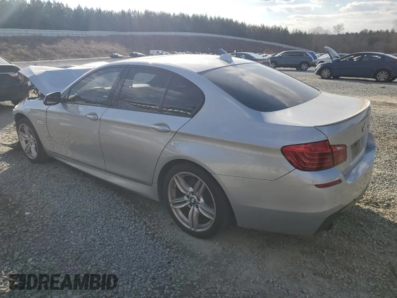 2014 BMW 5 Series 535i with VIN WBA5B1C56EDZ37168, listed as a Copart auction lot 42676905 with Not Provided miles and Salvage Title. Bid and sale history available at DreamBid. Image 2.