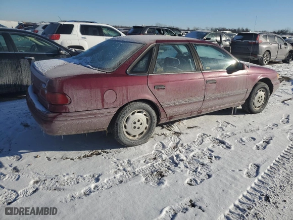 1993 Ford Taurus GL with VIN 1FALP52U2PG147367, listed as a Copart auction lot 42258795 with 68,209 mi miles and Clean Title. Bid and sale history available at carsss.com. Image 3.