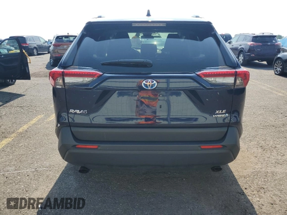 2023 Toyota RAV4 Hybrid XLE with VIN JTMRWRFV6PD196476, listed as a Copart auction lot 62737495 with 8,529 mi miles and Salvage title. Bid and sale history available at DreamBid. Image 6.