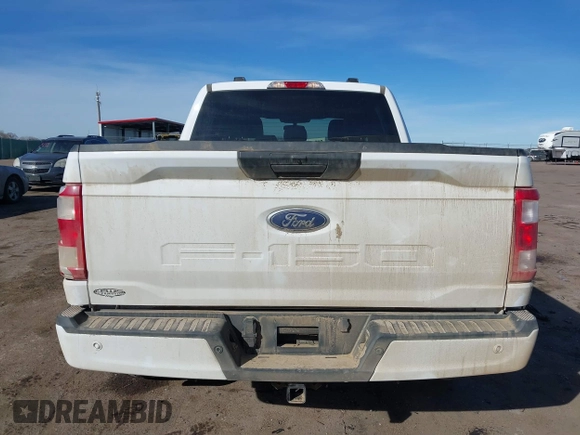 2023 Ford F-150 XL with VIN 1FTFW1E5XPKE92229, listed as a IAAI auction lot 41686774 with 58,008 mi miles. Bid and sale history available at carsss.com. Image 16.