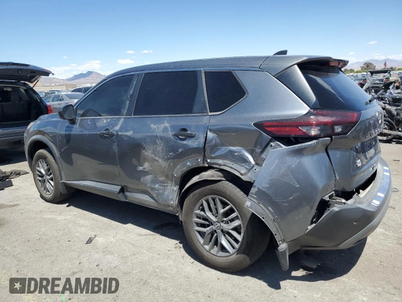 2022 Nissan Rogue S with VIN 5N1BT3AA3NC709144, listed as a Copart auction lot 56034605 with 56,104 mi miles and Salvage title. Bid and sale history available at DreamBid. Image 2.