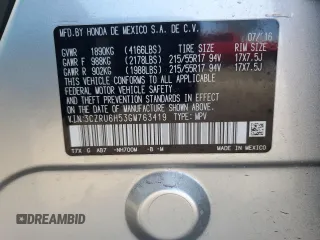 2016 Honda HR-V EX with VIN 3CZRU6H53GM763419, listed as a Copart auction lot 51083885 with 94,913 mi miles and Salvage Title. Bid and sale history available at DreamBid. Image 13.