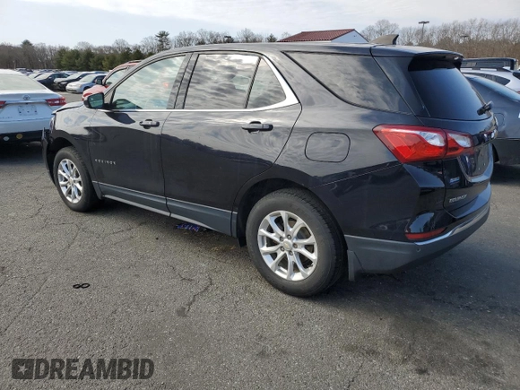 2020 Chevrolet Equinox LT with VIN 2GNAXUEV0L6133629, listed as a Copart auction lot 47398825 with 110,338 mi miles and Salvage Title. Bid and sale history available at DreamBid. Image 2.