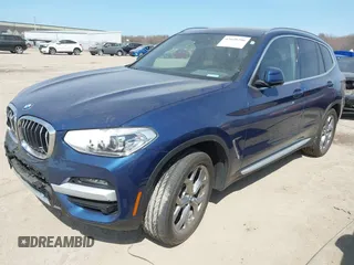 2020 BMW X3 xDrive30i with VIN 5UXTY5C08LLT39041, listed as a IAAI auction lot 42048396 with 52,757 mi miles and . Bid and sale history available at DreamBid. Image 2.