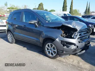 2020 Ford EcoSport SE z VIN MAJ3S2GE4LC383549, wystawiony jako IAAI lot #42020930 z przebiegiem 40 047 mil mil oraz . Historia ofert i sprzedaży dostępna na DreamBid. Obrazek 1.