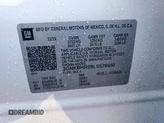 2020 Chevrolet Blazer LT z VIN 3GNKBHRS9LS579550, wystawiony jako Copart lot #82816124 z przebiegiem 112 686 mil mil oraz Szkoda całkowita • Salvage title. Historia ofert i sprzedaży dostępna na DreamBid. Obrazek 13.