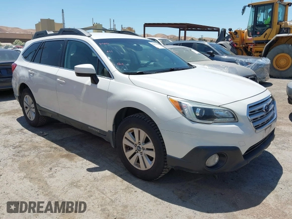 2015 Subaru Outback Premium with VIN 4S4BSACC4F3212224, listed as a IAAI auction lot 42632100 with 217,033 mi miles and . Bid and sale history available at DreamBid. Image 1.
