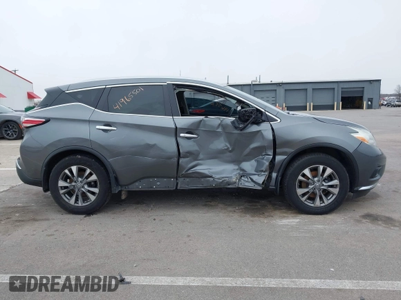 2016 Nissan Murano SL z VIN 5N1AZ2MH7GN124927, wystawiony jako IAAI lot #41965501 z przebiegiem 151 072 mil mil oraz . Historia ofert i sprzedaży dostępna na DreamBid. Obrazek 13.
