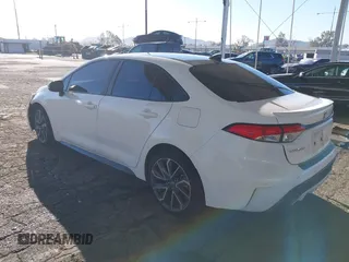 2022 Toyota Corolla SE with VIN 5YFS4MCE7NP118247, listed as a IAAI auction lot 41753956 with 48,220 mi miles. Bid and sale history available at carsss.com. Image 3.