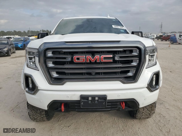 2022 GMC Sierra 1500 Limited AT4 with VIN 1GTP9EEL4NZ163676, listed as a Copart auction lot 44471625 with 55,695 mi miles and Salvage Title. Bid and sale history available at carsss.com. Image 5.
