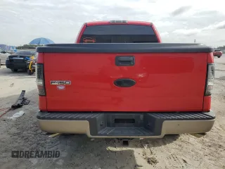 2006 Ford F-150 XLT with VIN 1FTPW14556KB84762, listed as a Copart auction lot 59753685 with 219,242 mi miles and Salvage title. Bid and sale history available at DreamBid. Image 6.