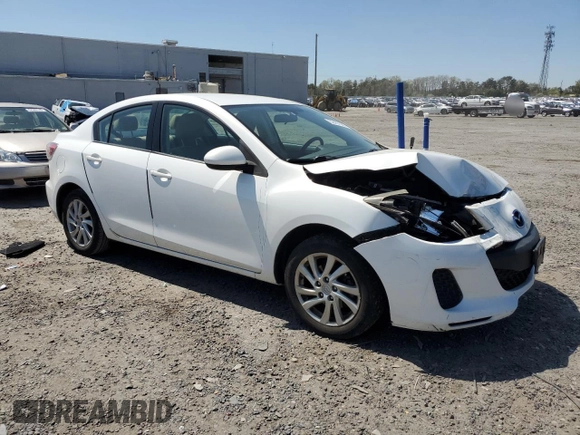 2012 Mazda 3 i Touring with VIN JM1BL1V80C1678931, listed as a Copart auction lot 52407085 with 124,681 mi miles and Clean Title. Bid and sale history available at carsss.com. Image 4.