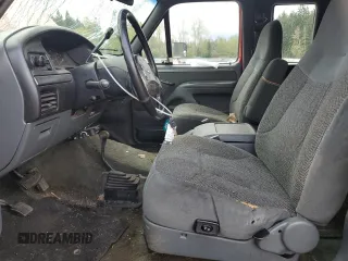 1993 Ford F-150 with VIN 1FTEX14H6PKB86844, listed as a Copart auction lot 52012705 with 127,784 mi miles and Salvage title. Bid and sale history available at DreamBid. Image 7.
