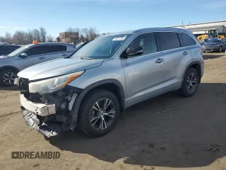 2016 Toyota Highlander XLE z VIN 5TDJKRFH5GS237803, wystawiony jako Copart lot #46517395 z przebiegiem 152 442 mil mil oraz Szkoda całkowita • Salvage title. Historia ofert i sprzedaży dostępna na DreamBid. Obrazek 1.