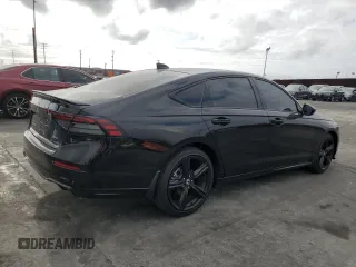 2024 Honda Accord Sport-L with VIN 1HGCY2F72RA077497, listed as a Copart auction lot 54013155 with 13,967 mi miles and Salvage title. Bid and sale history available at DreamBid. Image 3.