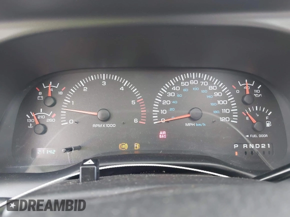 2000 Dodge 1500 with VIN 3B7HC13Z7YG103630, listed as a IAAI auction lot 42240485 with 21,142 mi miles and . Bid and sale history available at DreamBid. Image 7.