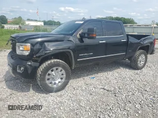 2015 GMC Sierra 2500HD Denali with VIN 1GT120E8XFF115398, listed as a Copart auction lot 57424285 with 246,795 mi miles and Salvage title. Bid and sale history available at DreamBid. Image 1.
