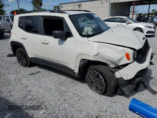 2021 Jeep Renegade Sport with VIN ZACNJDAB6MPM51716, listed as a Copart auction lot 62183845 with Not provided miles and Non repairable. Bid and sale history available at DreamBid. Image 4.