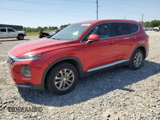 2020 Hyundai Santa Fe SE with VIN 5NMS23AD2LH191690, listed as a Copart auction lot 53846625 with 214,438 mi miles and Salvage title. Bid and sale history available at DreamBid. Image 1.