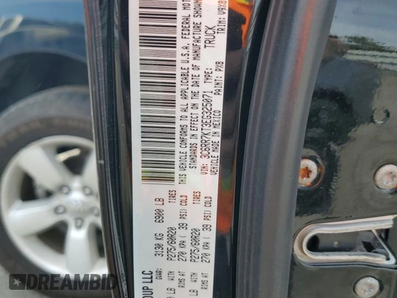2014 Ram 1500 Express with VIN 3C6RR7KT3EG325071, listed as a Copart auction lot 55276365 with 159,153 mi miles and Non repairable. Bid and sale history available at DreamBid. Image 12.