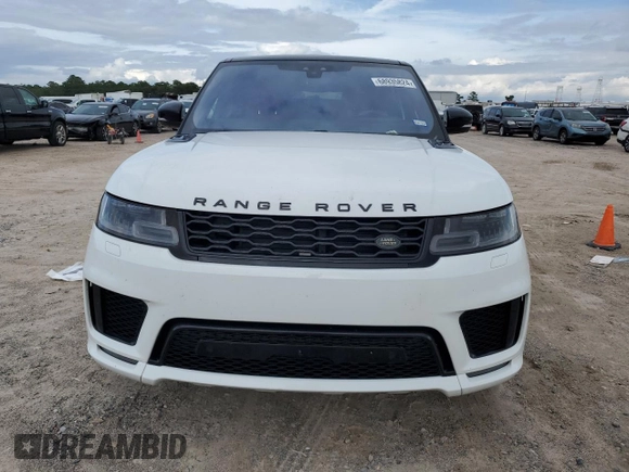 2019 Land Rover Range Rover Sport HST with VIN SALWS2SU9KA861473, listed as a Copart auction lot 68935824 with 59,662 mi miles and Salvage title. Bid and sale history available at DreamBid. Image 5.