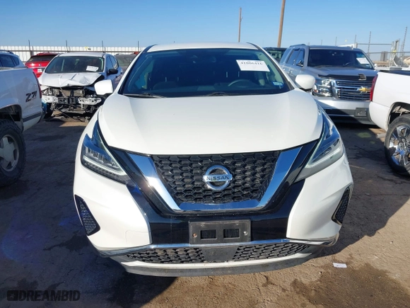 2021 Nissan Murano S with VIN 5N1AZ2AS0MC135856, listed as a IAAI auction lot 41006416 with 49,804 mi miles. Bid and sale history available at carsss.com. Image 12.