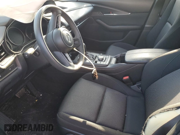 2023 Mazda CX-30 S with VIN 3MVDMBAM1PM566211, listed as a Copart auction lot 52549525 with 36,382 mi miles and Salvage title. Bid and sale history available at DreamBid. Image 7.