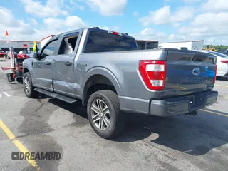 2022 Ford F-150 XL with VIN 1FTFW1E80NFB25405, listed as a IAAI auction lot 42496272 with 46,081 mi miles and . Bid and sale history available at DreamBid. Image 3.