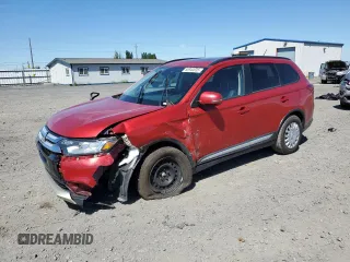 2016 Mitsubishi Outlander SE with VIN JA4AZ3A39GZ059648, listed as a Copart auction lot 58944035 with 124,430 mi miles and Salvage title. Bid and sale history available at DreamBid. Image 1.