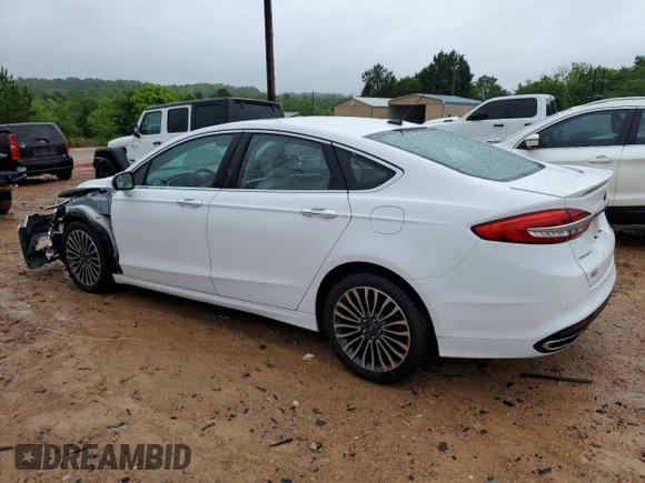 2018 Ford Fusion Titanium with VIN 3FA6P0D90JR168419, listed as a Copart auction lot 56368705 with 95,006 mi miles and Salvage title. Bid and sale history available at DreamBid. Image 2.