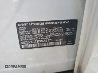 2013 BMW X5 xDrive35i z VIN 5UXZV4C52D0G56473, wystawiony jako Copart lot #56563345 z przebiegiem 156 884 mil mil oraz Szkoda całkowita • Salvage title. Historia ofert i sprzedaży dostępna na DreamBid. Obrazek 13.