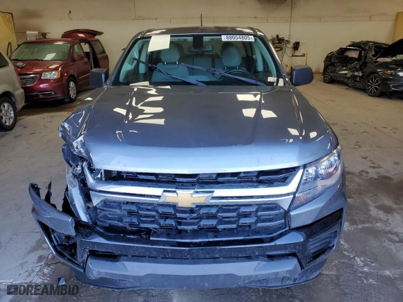 2021 Chevrolet Colorado 4WD Work Truck with VIN 1GCGTBEN6M1102165, listed as a Copart auction lot 88054805 with 74,827 mi miles and Non Repairable. Bid and sale history available at carsss.com. Image 5.