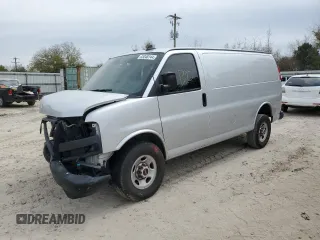 2020 GMC Savana Cargo z VIN 1GTW7AFG5L1265995, wystawiony jako Copart lot #45348144 z przebiegiem 72 425 mil mil oraz Nie do naprawy • Non repairable. Historia ofert i sprzedaży dostępna na DreamBid. Obrazek 1.