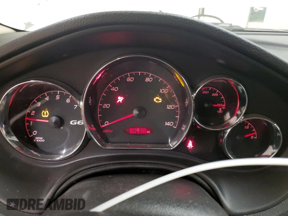 2008 Pontiac G6 GT with VIN 1G2ZH17N784248178, listed as a Copart auction lot 56072435 with 80,938 mi miles and Clean title. Bid and sale history available at DreamBid. Image 9.