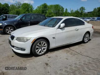 2011 BMW 3 Series 328i xDrive with VIN WBAKF5C53BE586708, listed as a Copart auction lot 58917755 with 147,475 mi miles and Salvage title. Bid and sale history available at DreamBid. Image 1.