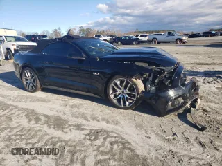 2015 Ford Mustang GT Premium with VIN 1FATP8FF0F5346845, listed as a Copart auction lot 84209444 with 114,369 mi miles and Salvage title. Bid and sale history available at DreamBid. Image 4.