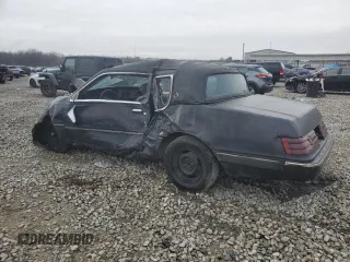 1984 Mercury Cougar LS with VIN 1MEBP92F8EA636661, listed as a Copart auction lot 42026605 with 92,948 mi miles and Salvage Title. Bid and sale history available at carsss.com. Image 2.