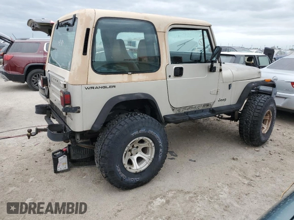 1995 Jeep Wrangler with VIN 1J4FY29S6SP310046, listed as a Copart auction lot 75213564 with 147,111 mi miles and Non Repairable. Bid and sale history available at carsss.com. Image 3.