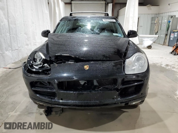 2006 Porsche Cayenne S with VIN WP1AB29P96LA64358, listed as a Copart auction lot 82579224 with 117,403 mi miles and Salvage Title. Bid and sale history available at carsss.com. Image 5.