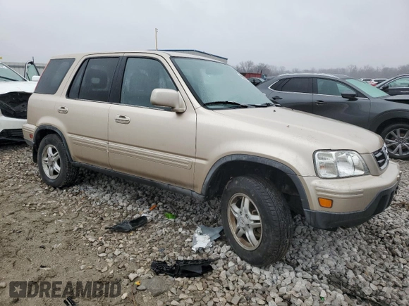 2001 Honda CR-V SE with VIN JHLRD18701S003413, listed as a Copart auction lot 42331875 with 191,476 mi miles and Salvage Title. Bid and sale history available at carsss.com. Image 4.