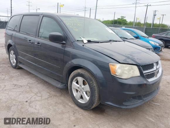 2013 Dodge Grand Caravan SE with VIN 2C4RDGBG0DR641272, listed as a IAAI auction lot 42046978 with 159,342 mi miles and . Bid and sale history available at DreamBid. Image 1.