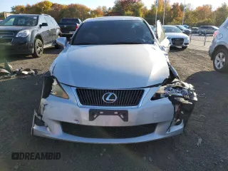 2009 Lexus IS 250 z VIN JTHCK262895031801, wystawiony jako Copart lot #48861765 z przebiegiem Nie podano mil oraz Szkoda całkowita • Salvage title. Historia ofert i sprzedaży dostępna na DreamBid. Obrazek 5.