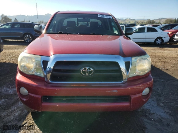 2007 Toyota Tacoma PreRunner with VIN 5TEJU62N27Z391103, listed as a Copart auction lot 85807324 with NaN miles and Salvage Title. Bid and sale history available at carsss.com. Image 5.