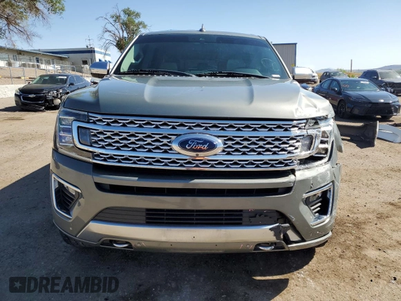 2019 Ford Expedition Platinum с VIN 1FMJU1MT1KEA58042, выставлен на аукционе Copart как лот 57112995 с пробегом 66 764 миль миль и Списание • Salvage title. История ставок и продаж доступна на DreamBid. Изображение 5.