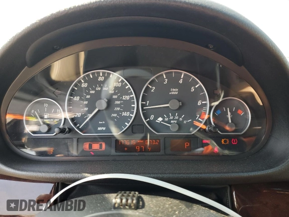 2005 BMW 3 Series 330Ci with VIN WBABW53415PL51529, listed as a Copart auction lot 53090095 with 177,615 mi miles and Clean Title. Bid and sale history available at carsss.com. Image 9.