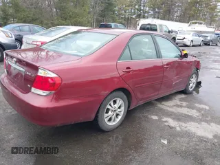 2005 Toyota Camry LE with VIN 4T1BF30K55U108104, listed as a IAAI auction lot 41689101 with 183,932 mi miles and . Bid and sale history available at DreamBid. Image 4.