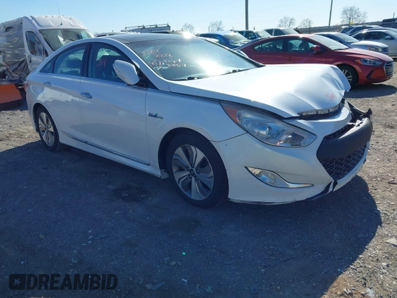 2013 Hyundai Sonata with VIN KMHEC4A45DA066755, listed as a IAAI auction lot 41892818 with 100,633 mi miles and . Bid and sale history available at carsss.com. Image 1.