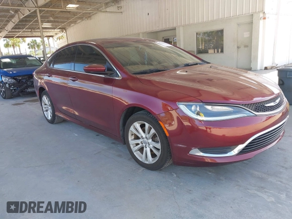 2015 Chrysler 200 Limited with VIN 1C3CCCAB0FN679502, listed as a IAAI auction lot 42503037 with 141,381 mi miles and . Bid and sale history available at DreamBid. Image 1.